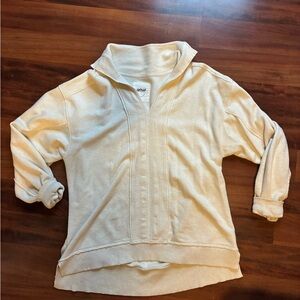 Aerie Cream Pullover Sweatshirt